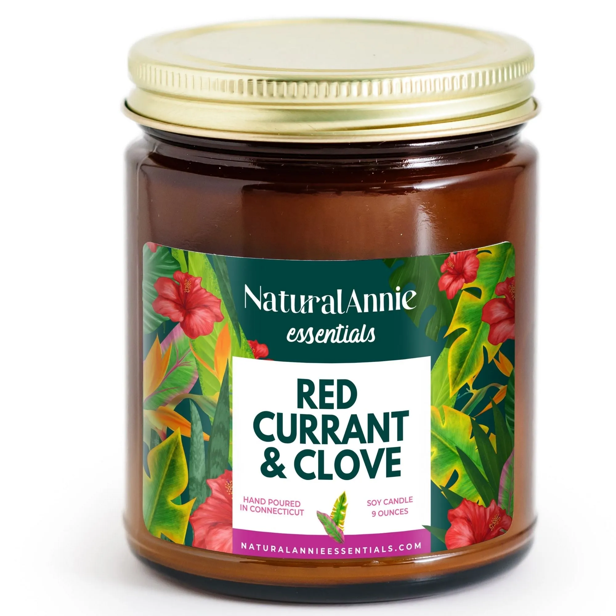 RED CURRANT & CLOVE 4 oz Scented Soy Candle