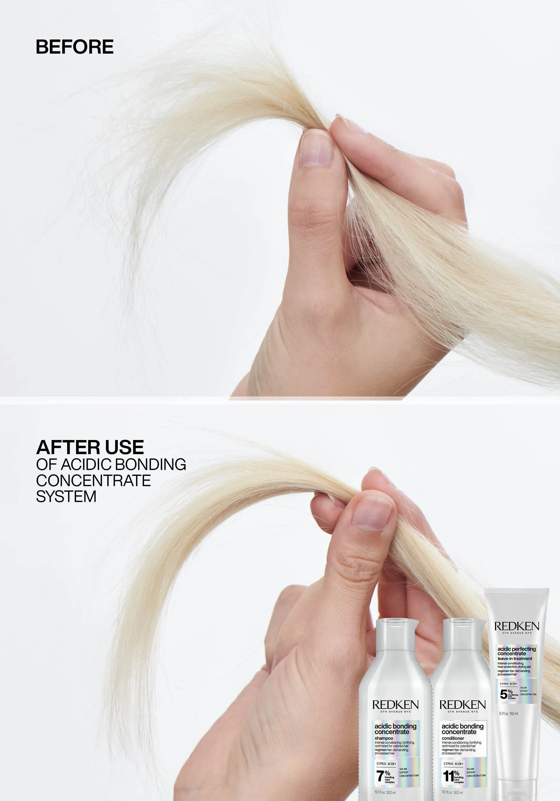 REDKEN Acidic Bonding Concentrate - Acidic Perfecting Leave-In Treatment 5.1oz.