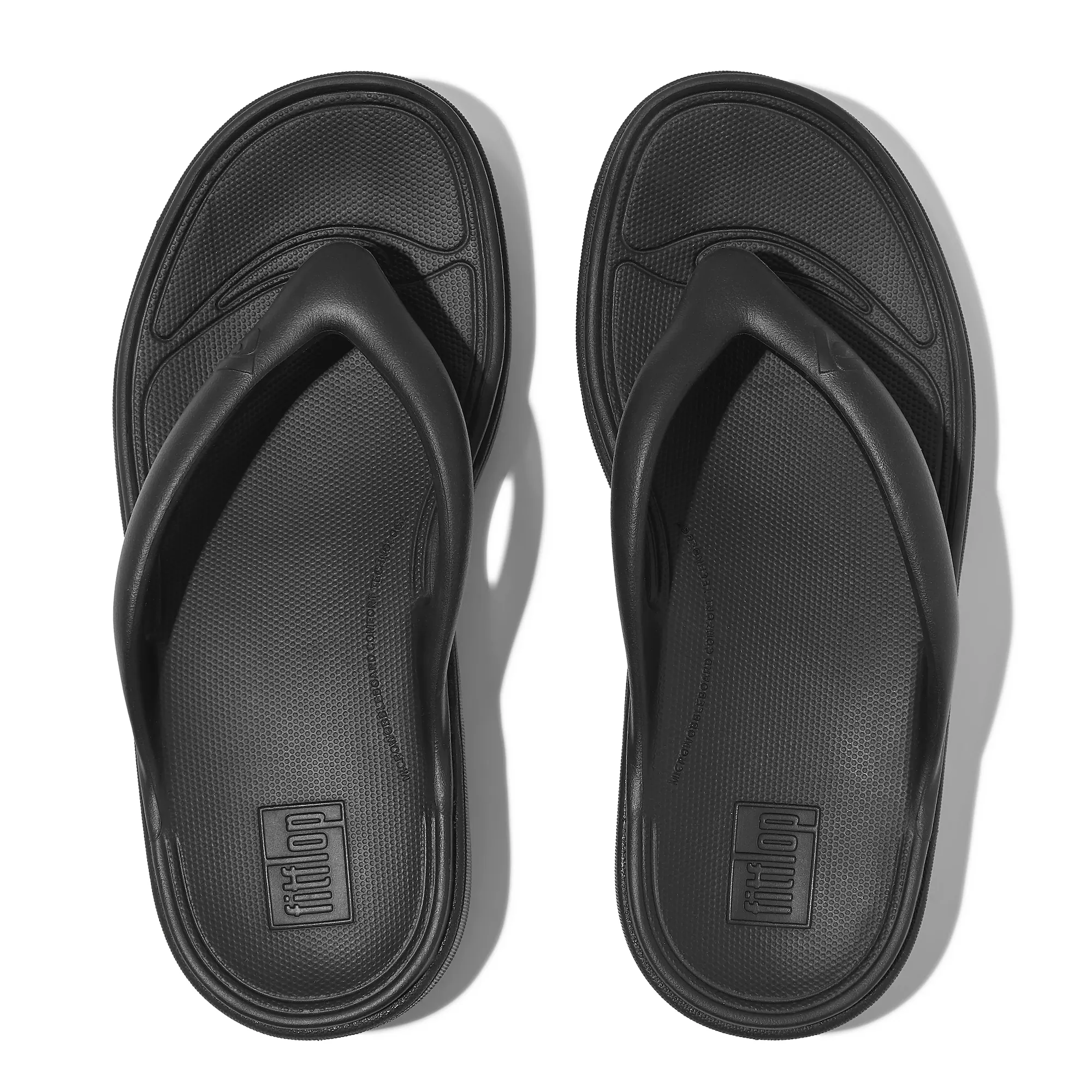 Relieff Recovery Toe-Post Sandals in Black