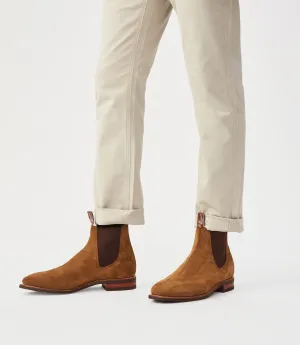R.M. Williams Comfort Craftsman Boot - H Fit - Tobacco Suede