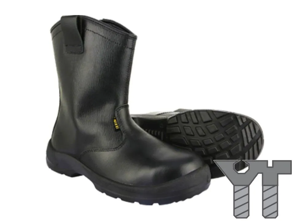 SAFETY SHOES <NITTI> [23281] (BLACK COLOR)