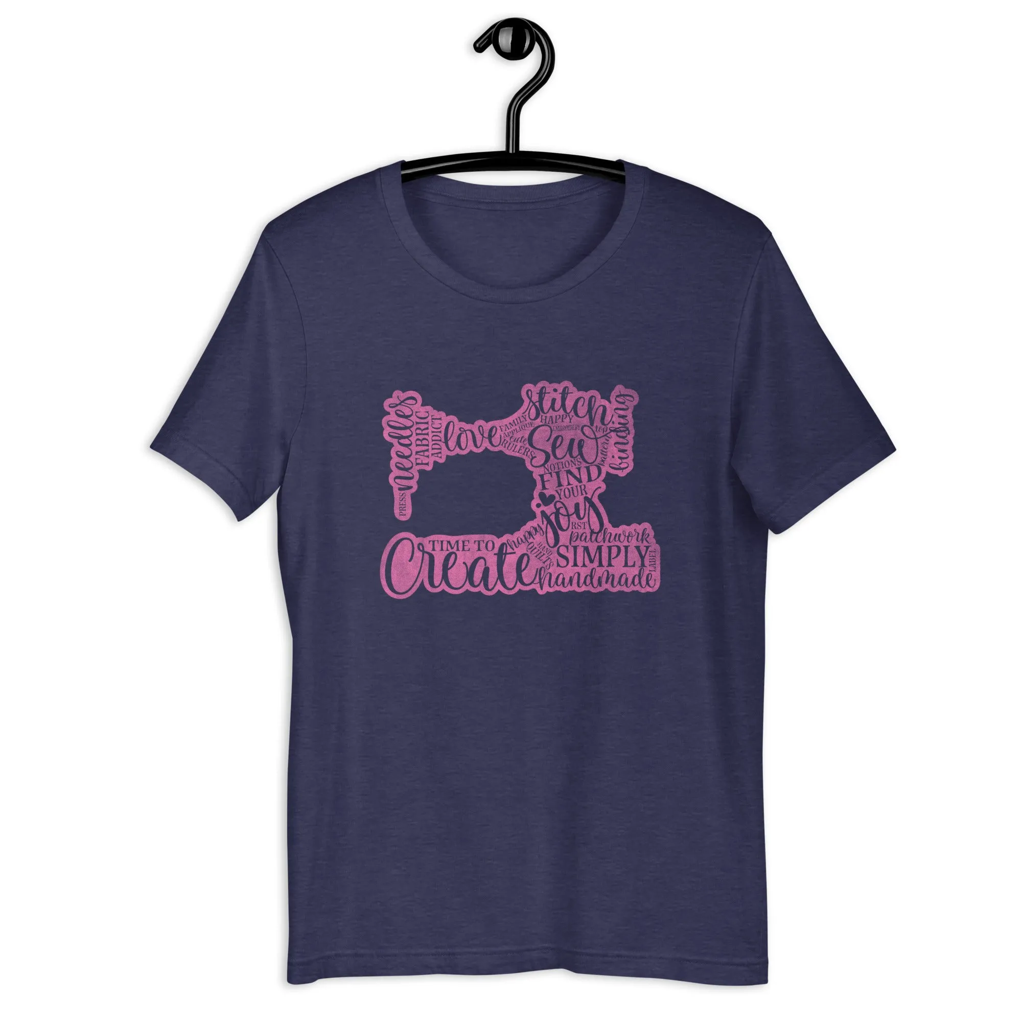 SEW ON T-SHIRT - HOT PINK