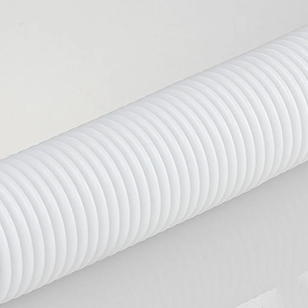 Siphonic Bathtub Drain Flexible - Built-In Plastic/White