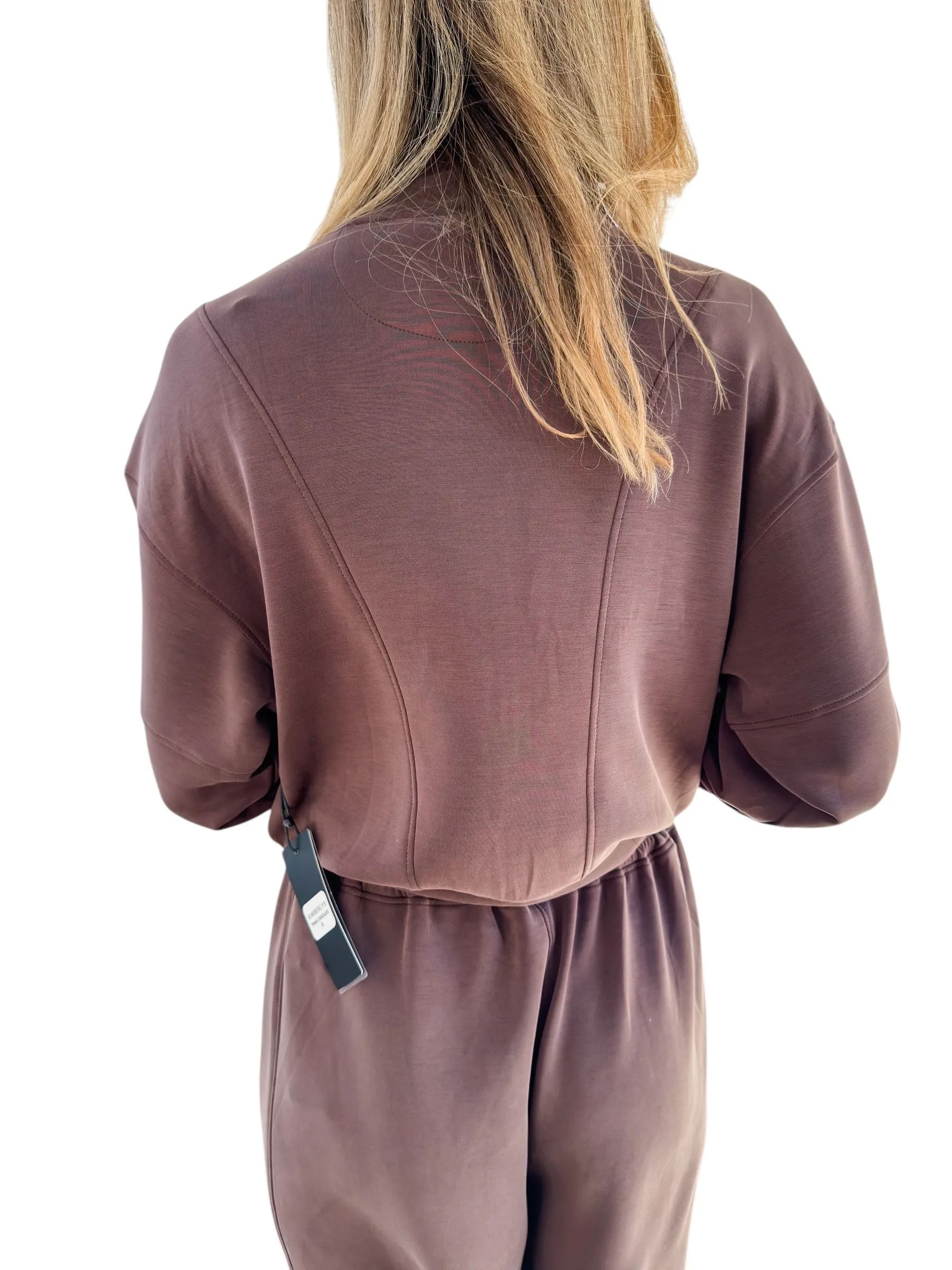 Sit Back and Relax Brown Jogger Set