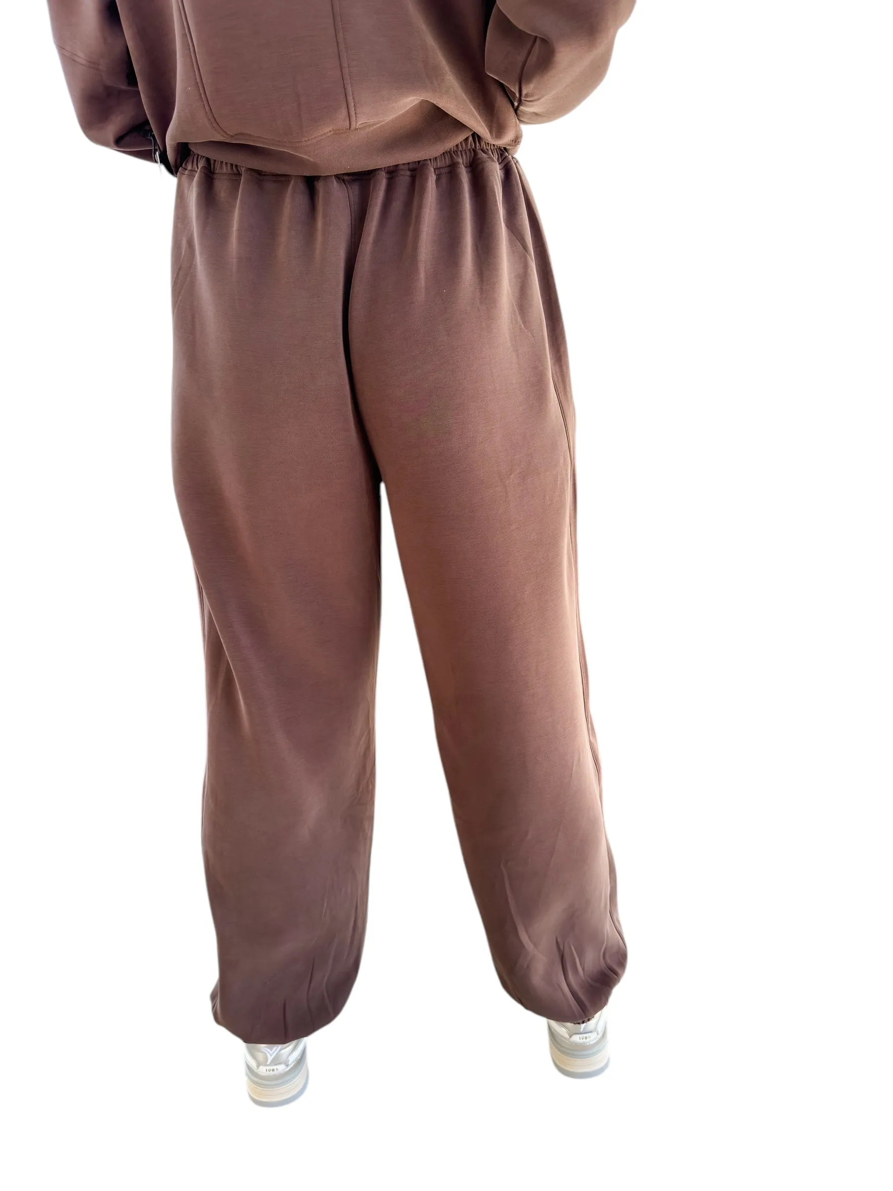 Sit Back and Relax Brown Jogger Set