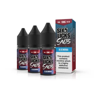 SIXS LICKS Bluemonia Nic Salt E-Liquid 10ml