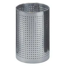 Stainless steel semi perforated bin