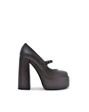 Sute Military Green Platform Pumps