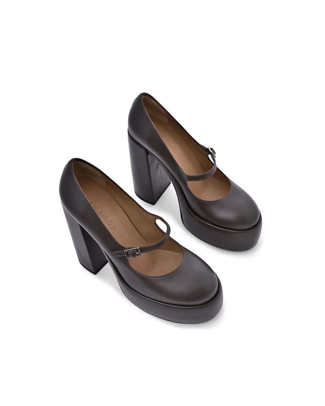 Sute Military Green Platform Pumps