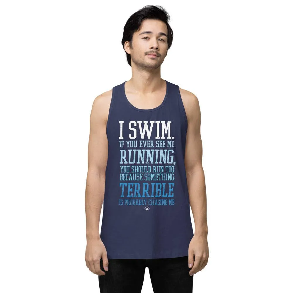 Swimmer Men’s Premium Tank Top