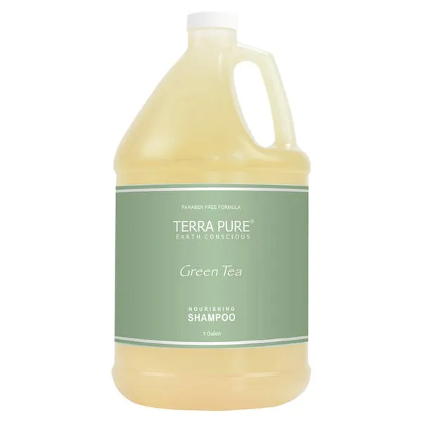 Terra Pure Green Tea Bath Toiletry 4 Pack Gallon Set
