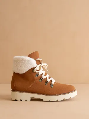 The Kennedy | Brown Faux Fur Bootie
