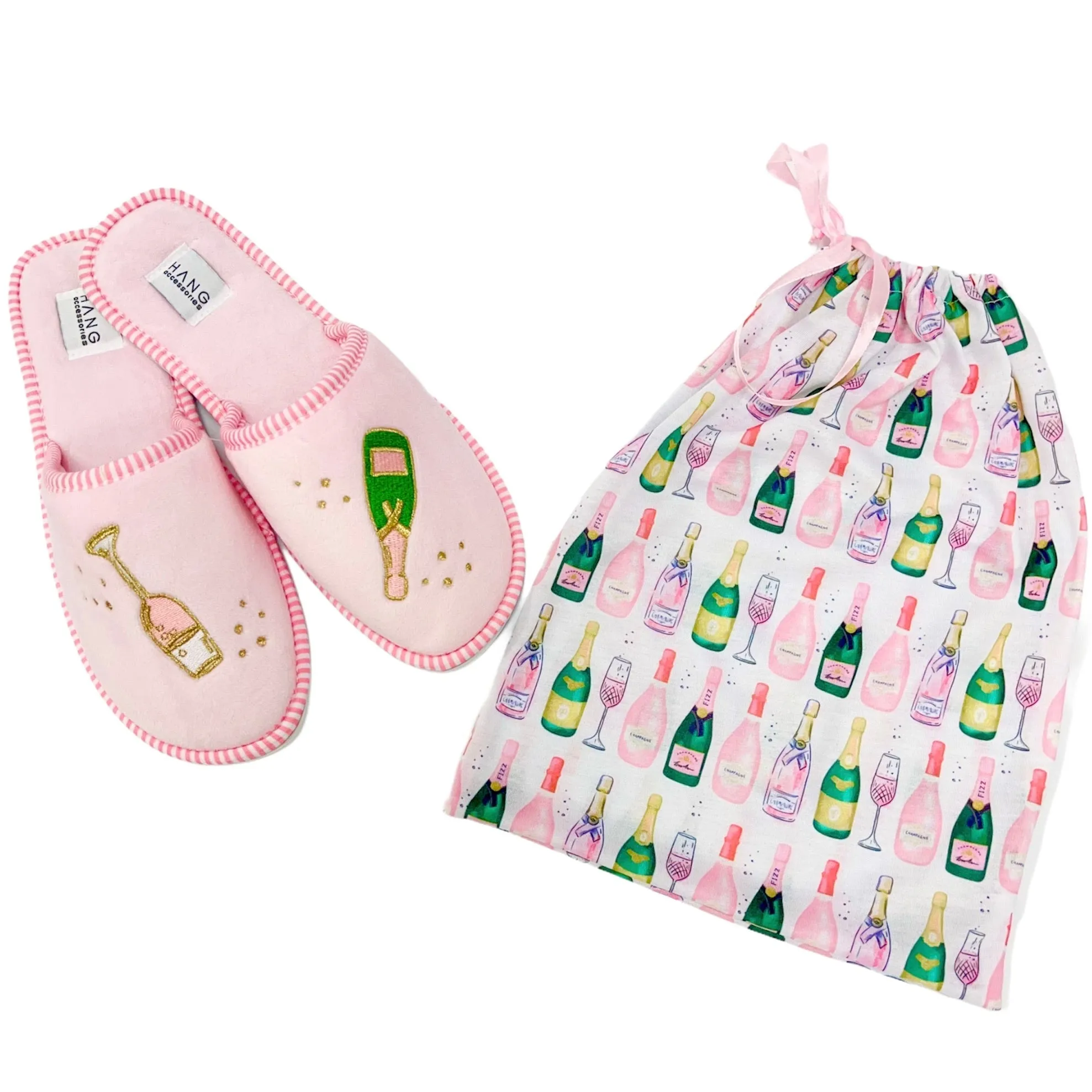 Travel Slippers - Champagne