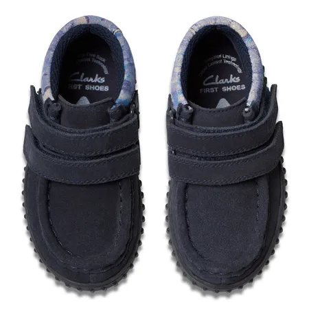 UK 6 Torhill Navy Camo Suede