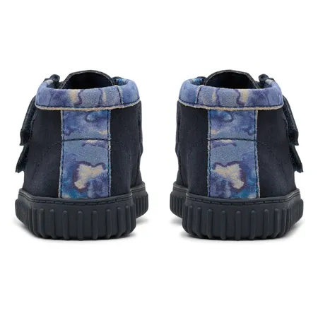 UK 6 Torhill Navy Camo Suede