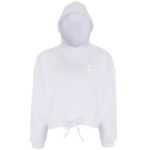 Validate Cropped Hoodie White