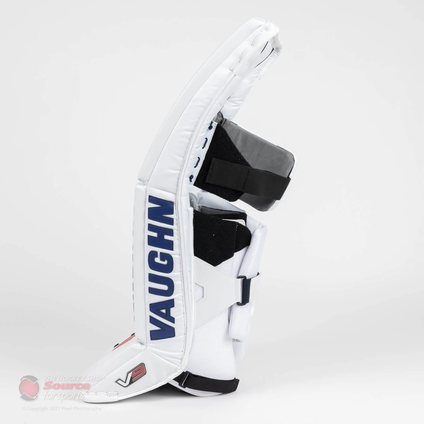 Vaughn Velocity V9 Pro Carbon Senior Goalie Leg Pads - Swirl Graphic