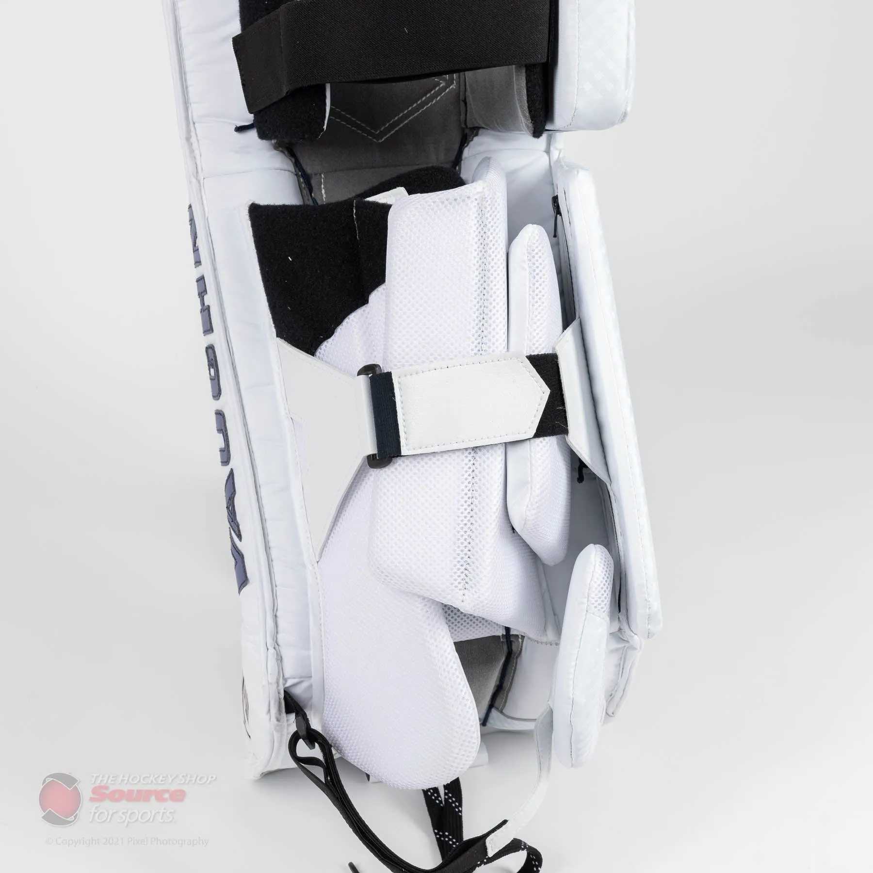 Vaughn Velocity V9 Pro Carbon Senior Goalie Leg Pads - Swirl Graphic
