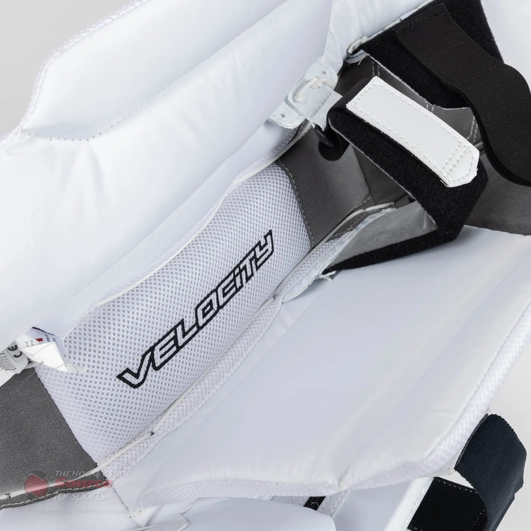 Vaughn Velocity V9 Pro Carbon Senior Goalie Leg Pads - Swirl Graphic