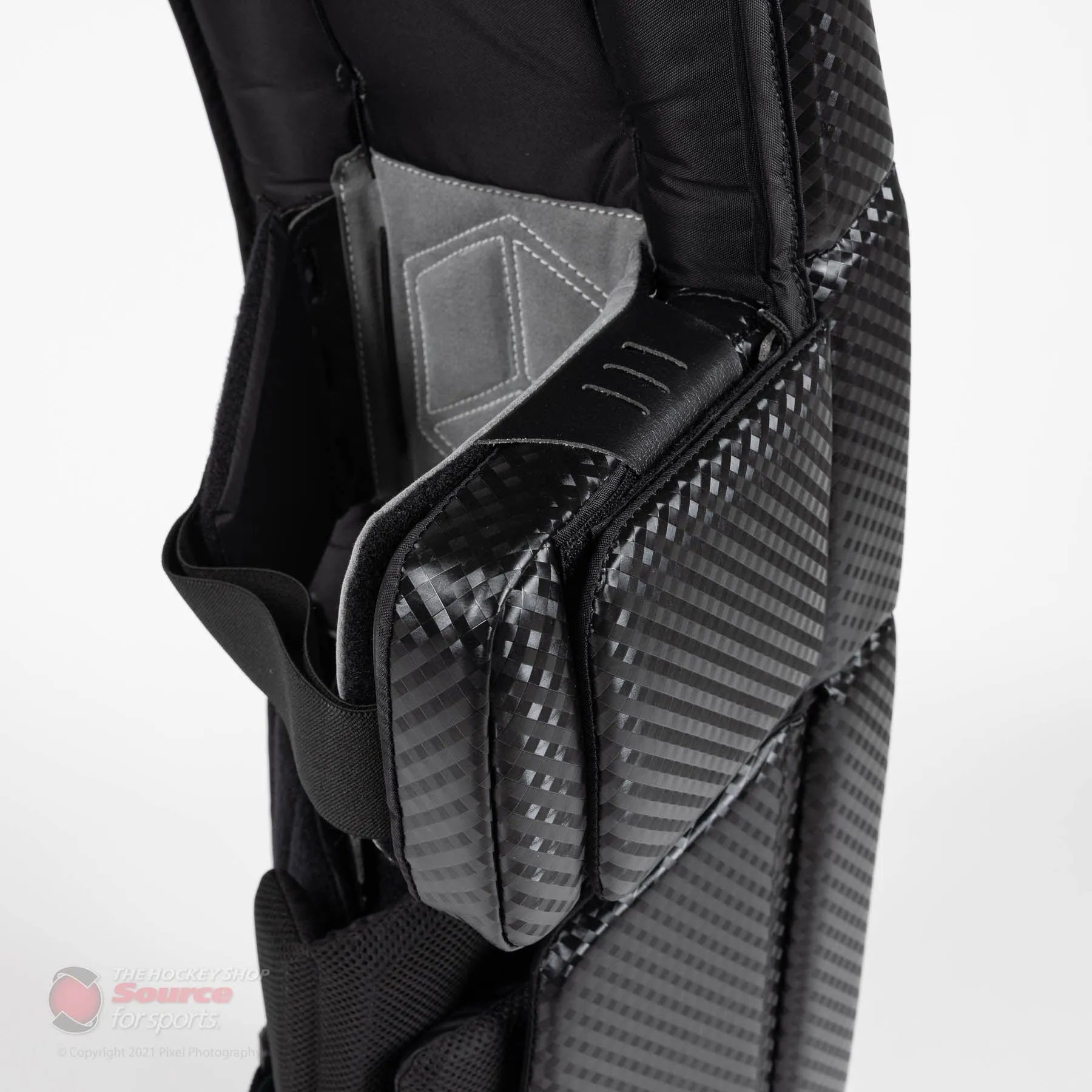 Vaughn Velocity V9 Pro Carbon Senior Goalie Leg Pads - Swirl Graphic