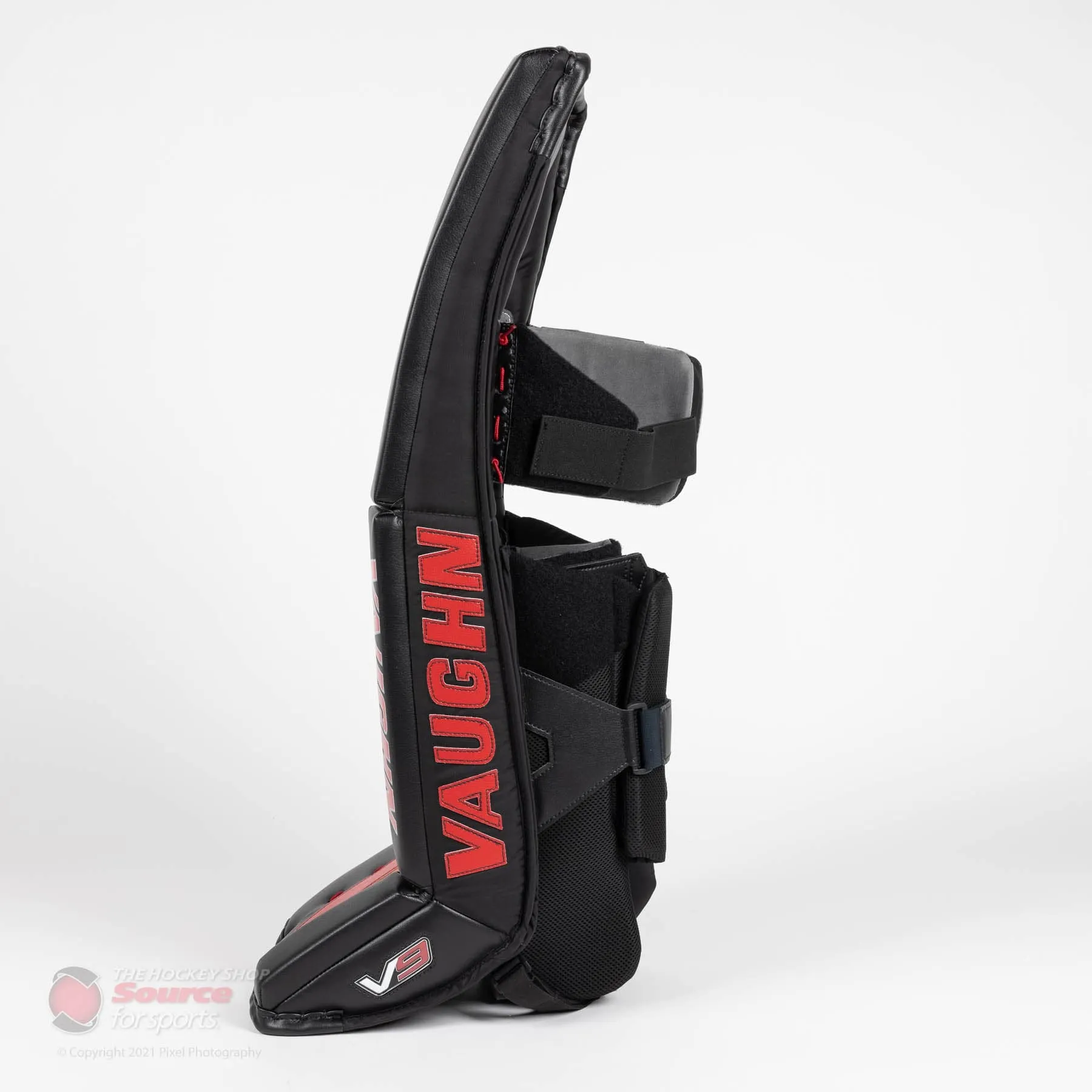 Vaughn Velocity V9 Pro Carbon Senior Goalie Leg Pads - Swirl Graphic