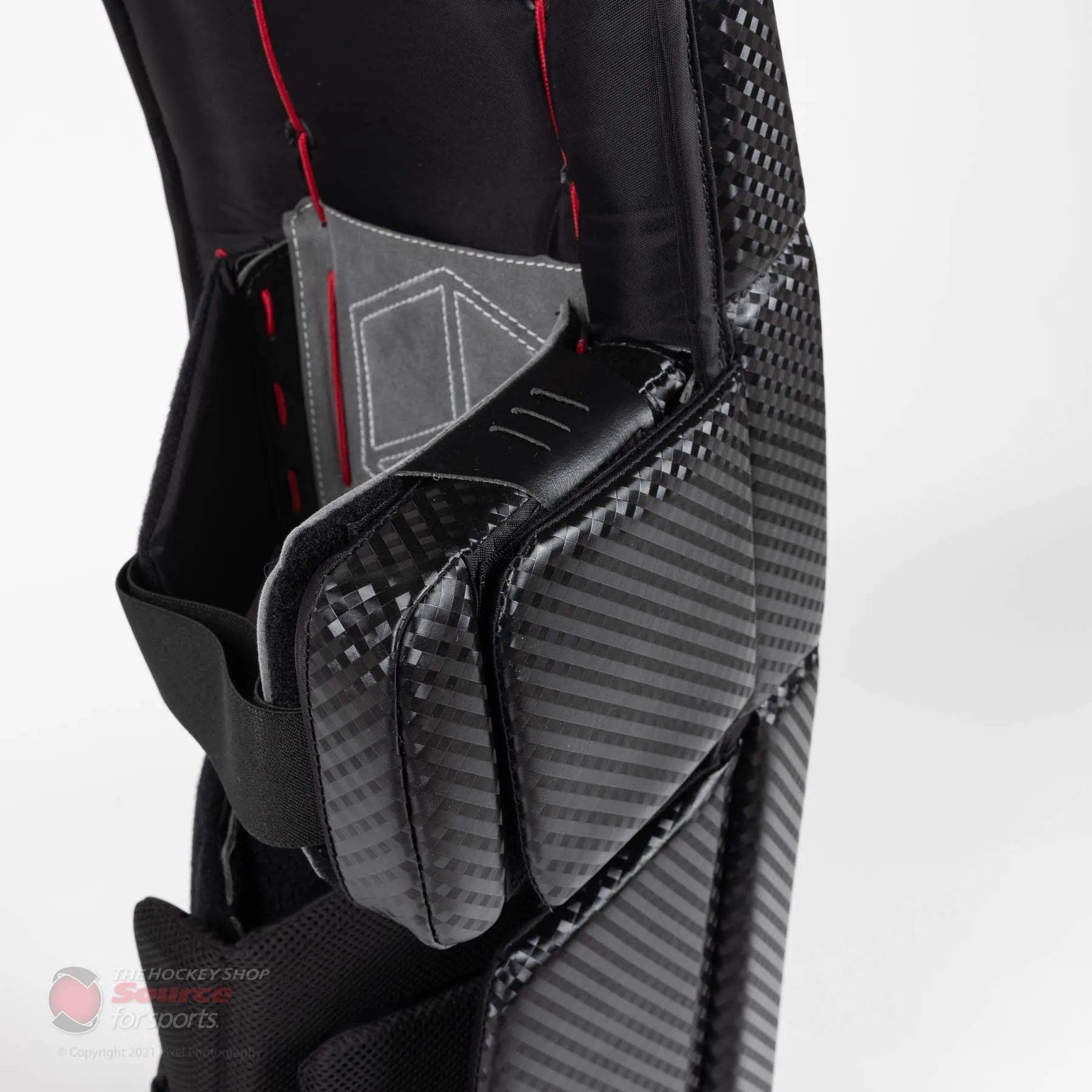 Vaughn Velocity V9 Pro Carbon Senior Goalie Leg Pads - Swirl Graphic