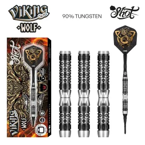 Viking Wolf Soft Tip Dart Set-90% Tungsten Barrels