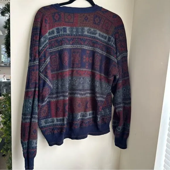 Vintage The Italian Sweater Co (Made in Italy) Vintage Wool Blend Cardigan