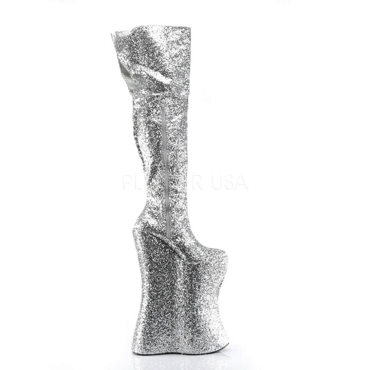 VIVACIOUS-3016  Silver-Black Glitter