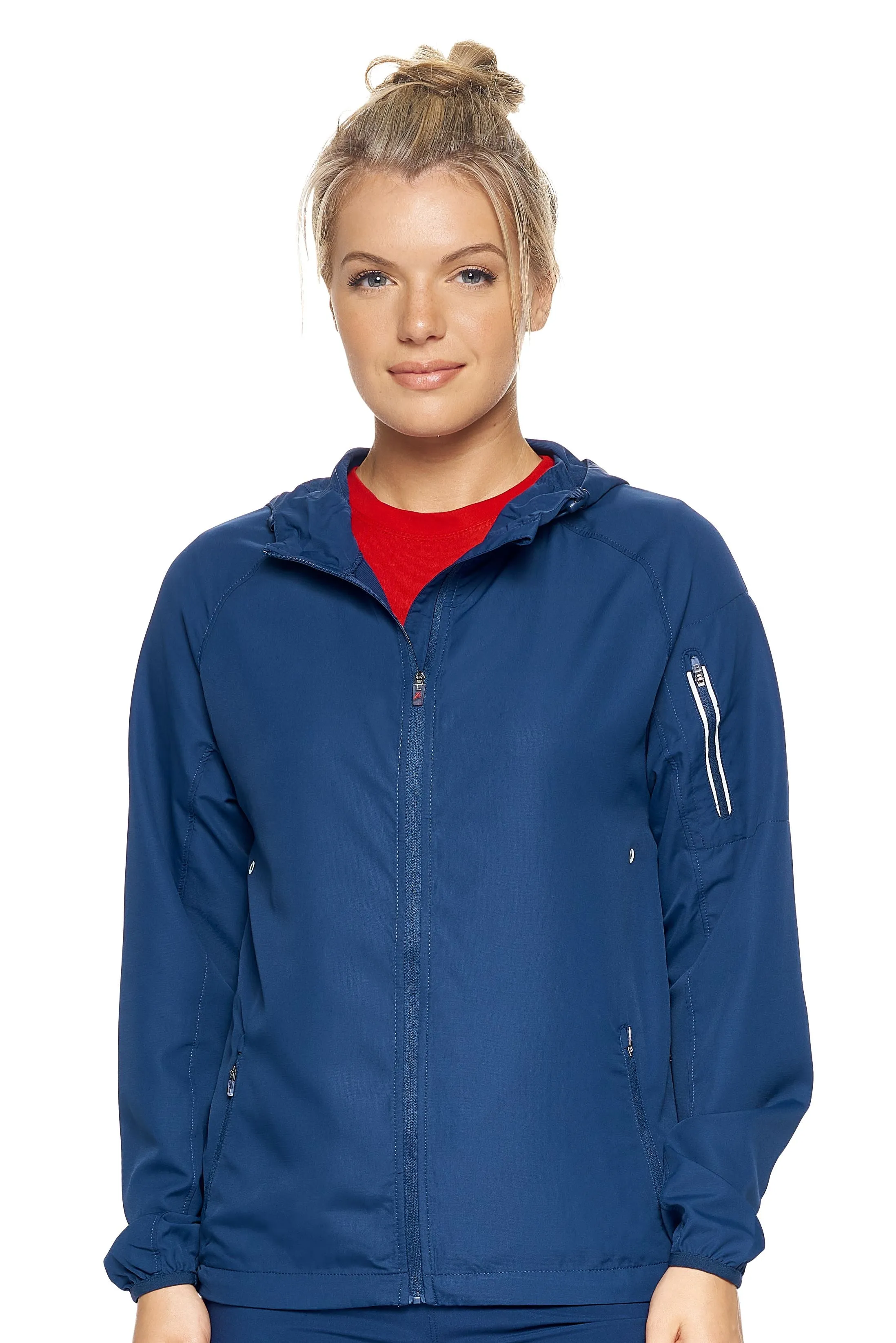 WA342 Water Resistant Hooded Swift Tec Running Jacket