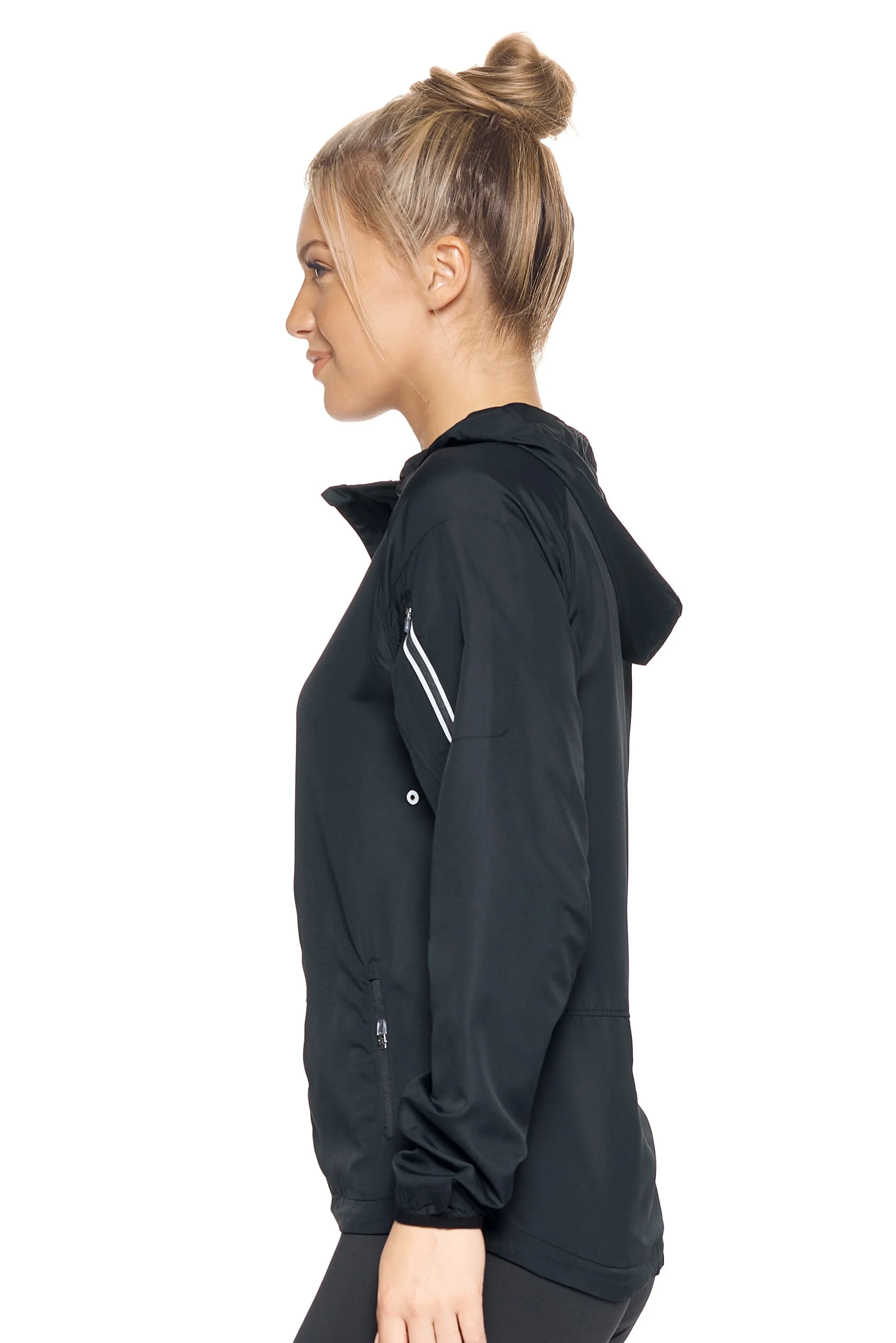 WA342 Water Resistant Hooded Swift Tec Running Jacket
