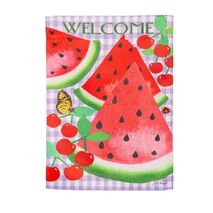 Watermelon Suede Garden Flag,14s11710