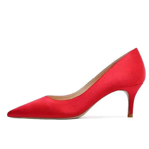 Women Pumps Midium Heel Shoes