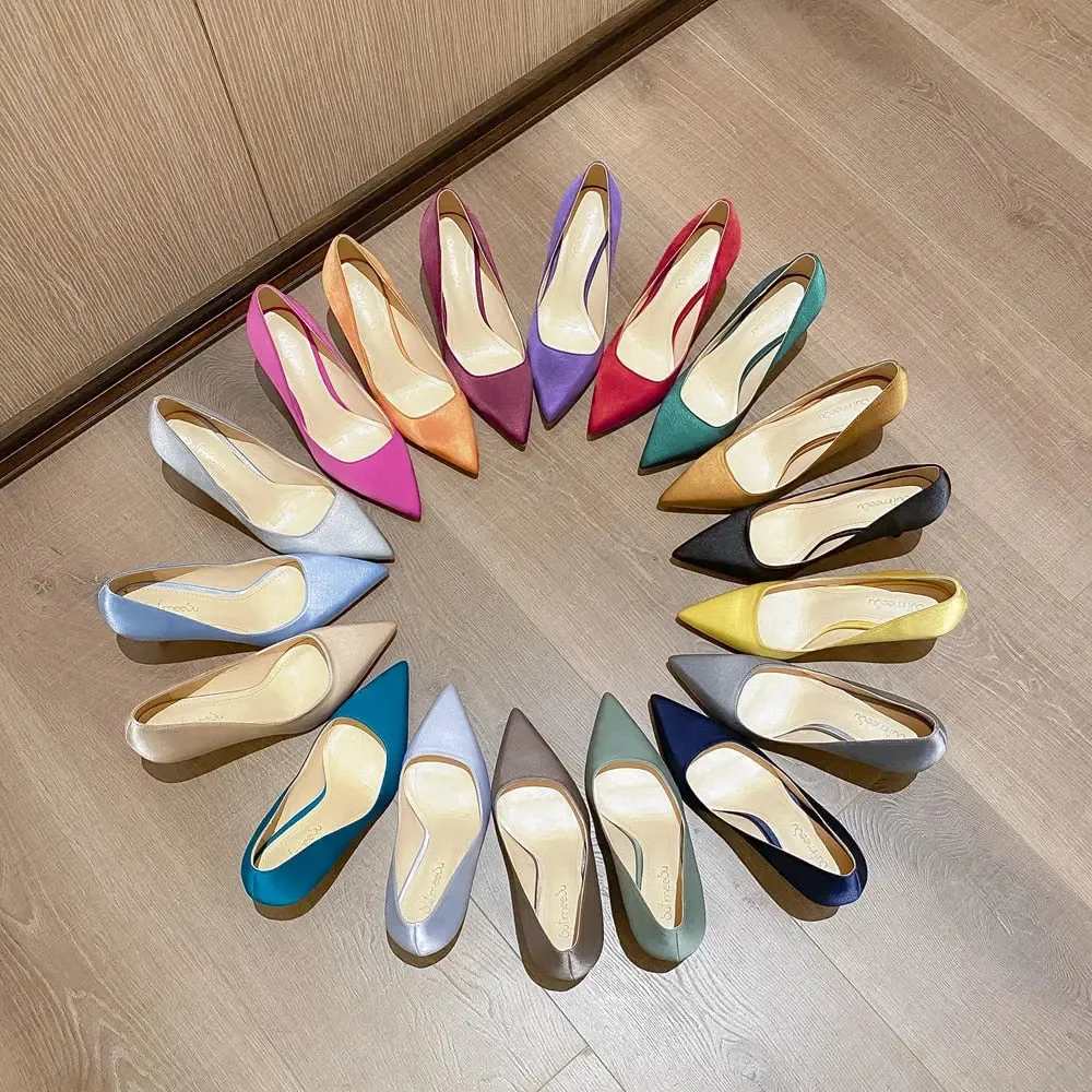 Women Pumps Midium Heel Shoes