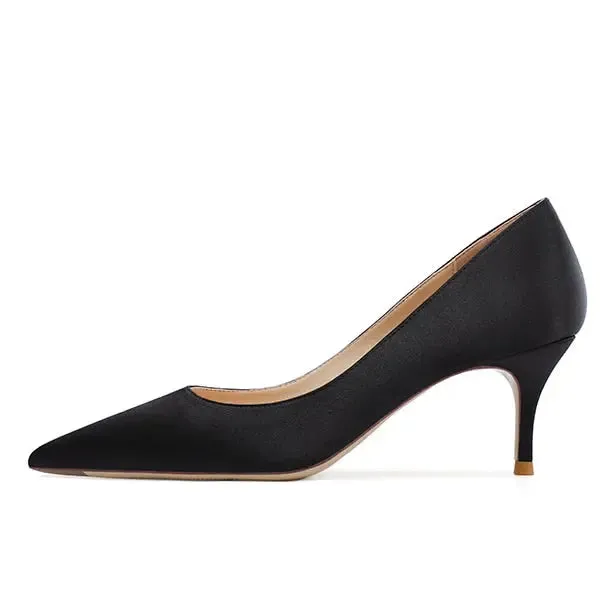 Women Pumps Midium Heel Shoes