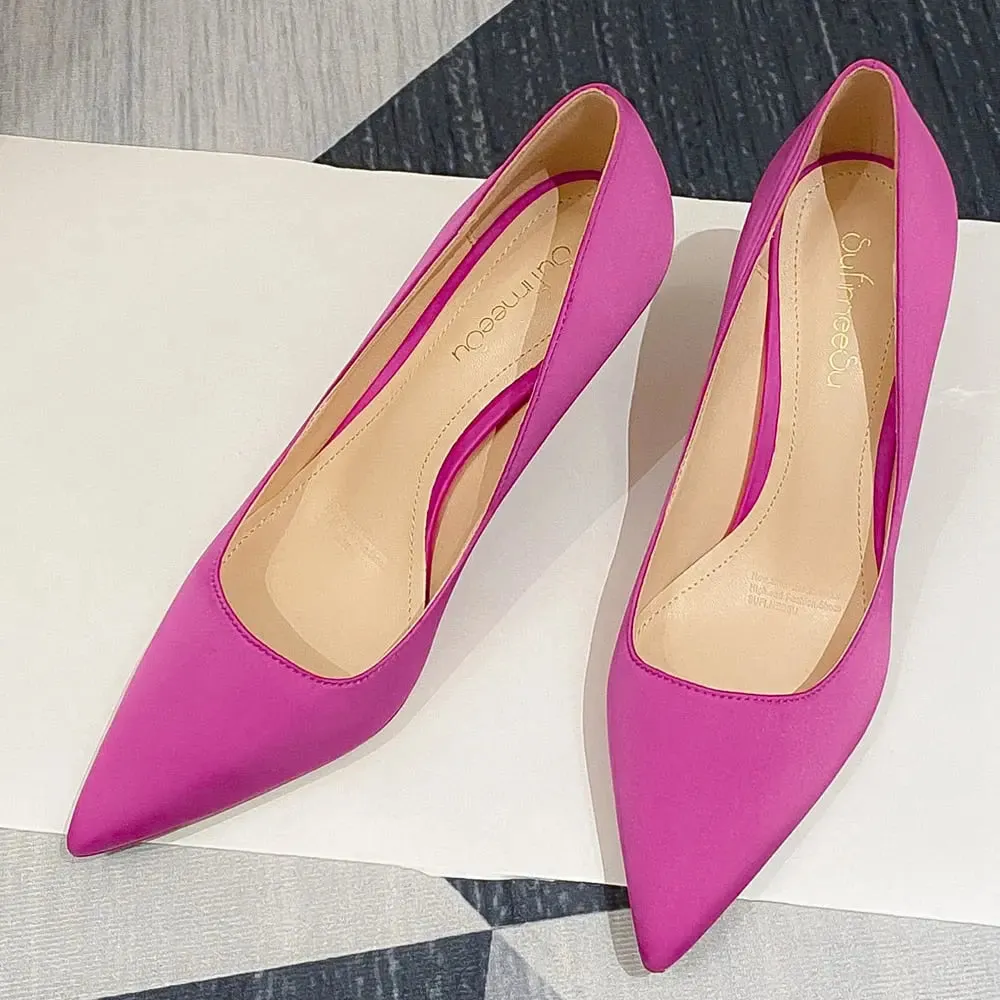 Women Pumps Midium Heel Shoes