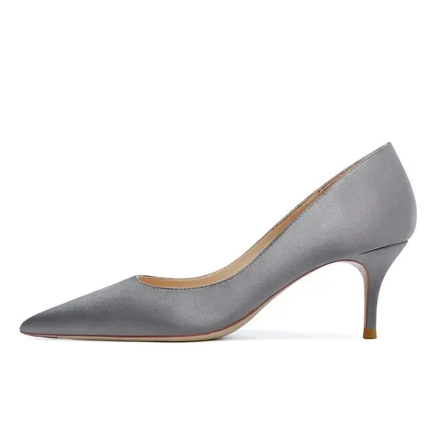 Women Pumps Midium Heel Shoes