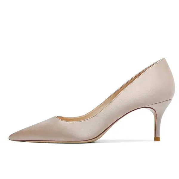 Women Pumps Midium Heel Shoes