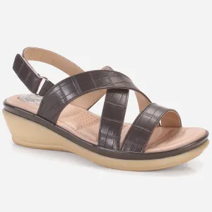 Women "ESTD" Comfort Flat Sandals