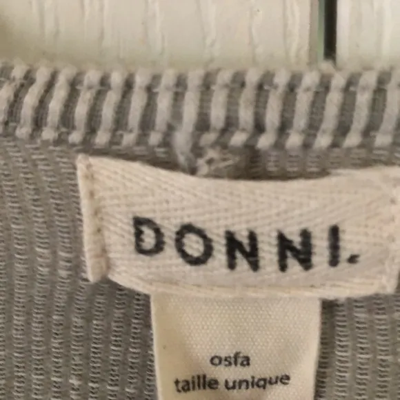 Women's Donni. Gray Open-Front kimono Sweater cardigan