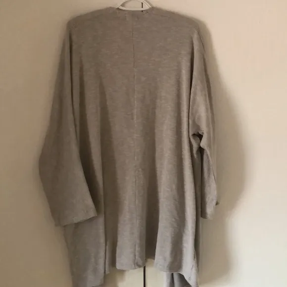 Women's Donni. Gray Open-Front kimono Sweater cardigan