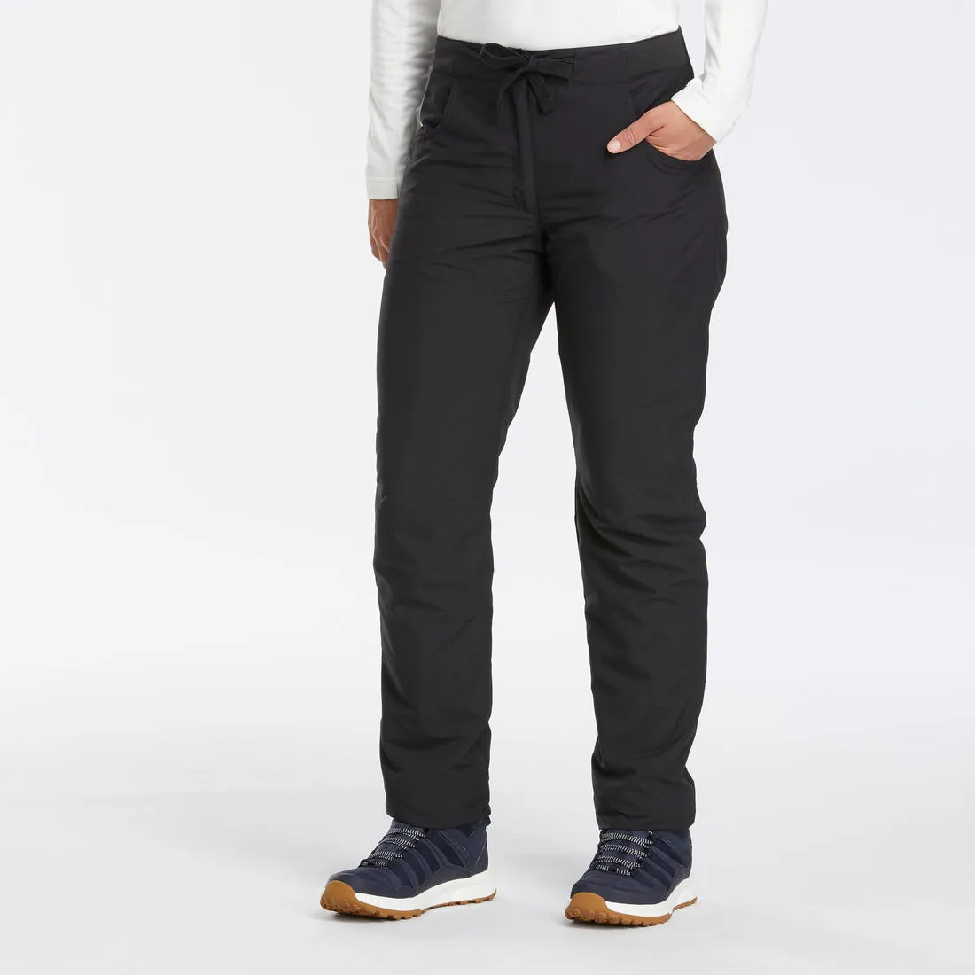 WOMEN'S HIKING WARM WATER-REPELLENT TROUSERS - SH100