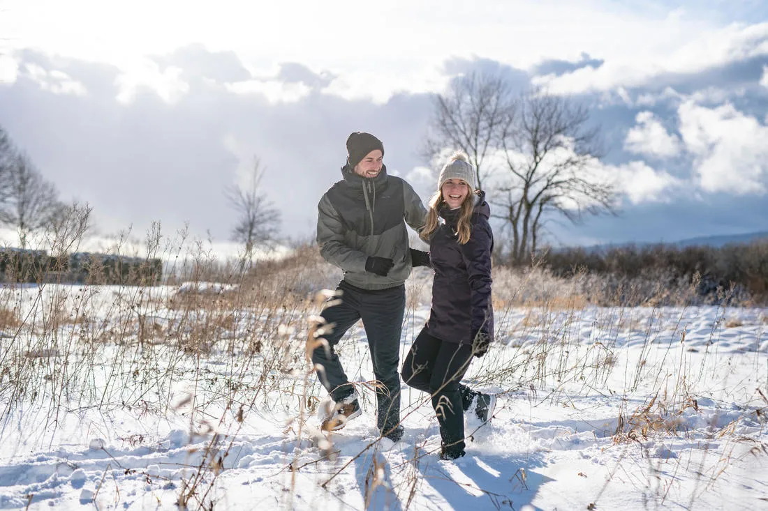 WOMEN'S HIKING WARM WATER-REPELLENT TROUSERS - SH100