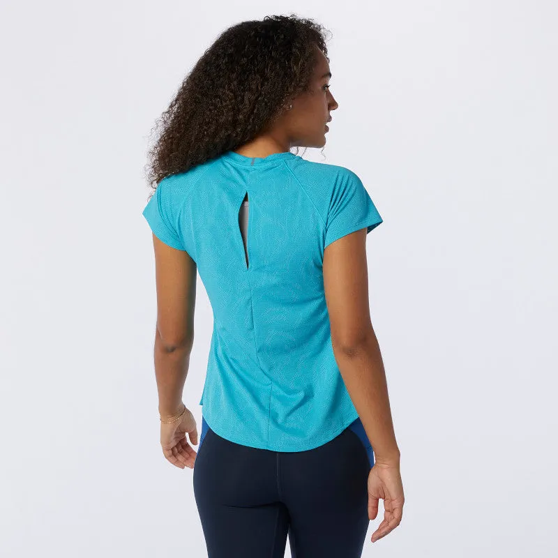 Women's New Balance Q Speed Fuel Jacquard Top SS