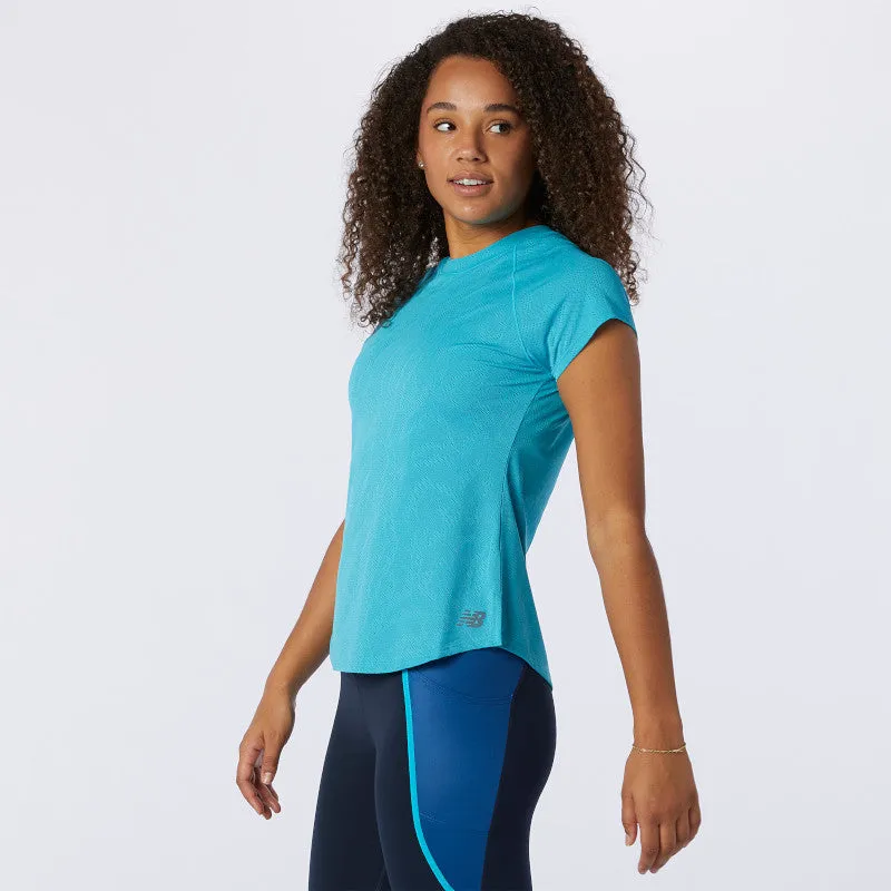Women's New Balance Q Speed Fuel Jacquard Top SS