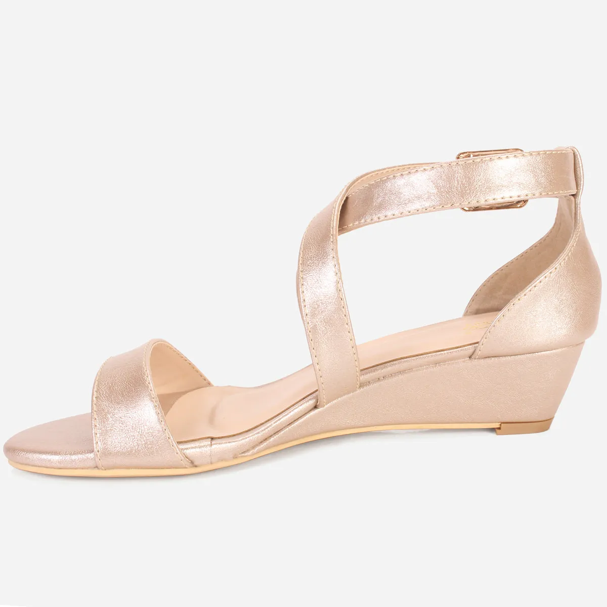 Womens "SHIETEL" Glittery Open Toe Summer Sandals