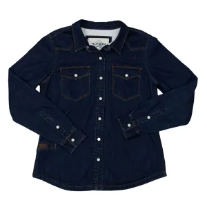 Women’s Western High Sierra Shirt - Sea Ranch Indigo