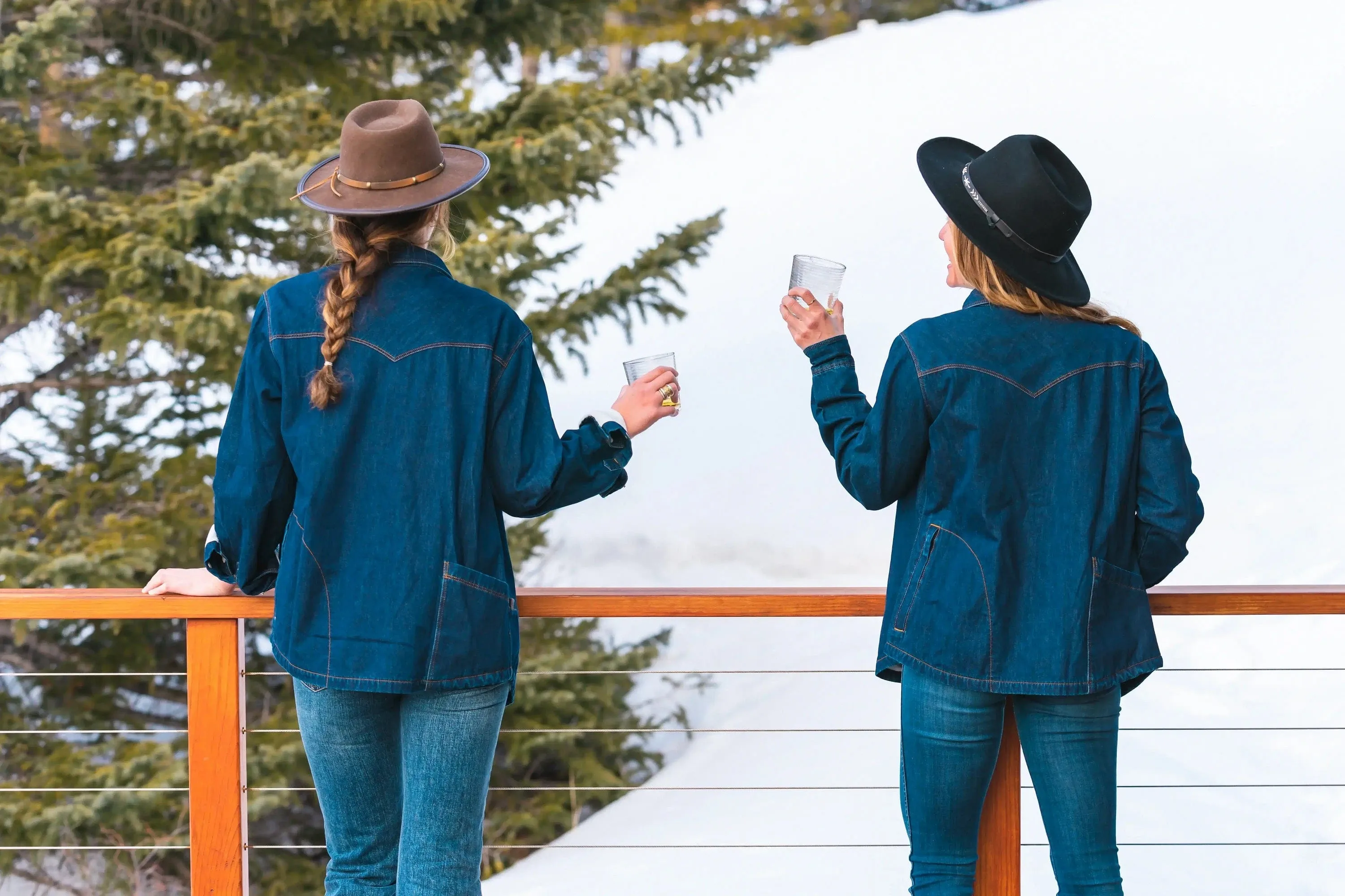 Women’s Western High Sierra Shirt - Sea Ranch Indigo
