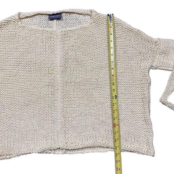 Wooden Ships Women's Yellow Knit Pullover Sweater S/M