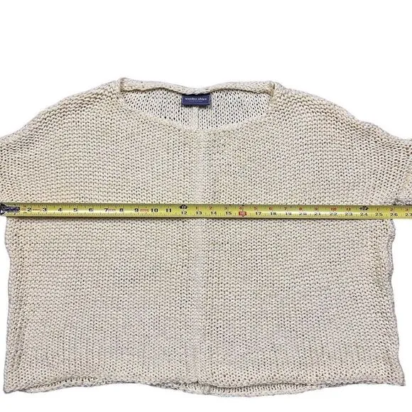Wooden Ships Women's Yellow Knit Pullover Sweater S/M